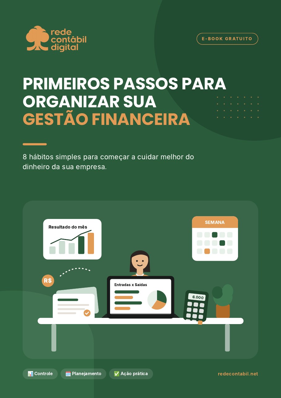 Capa do e-book Primeiros passos para organizar sua gestão financeira